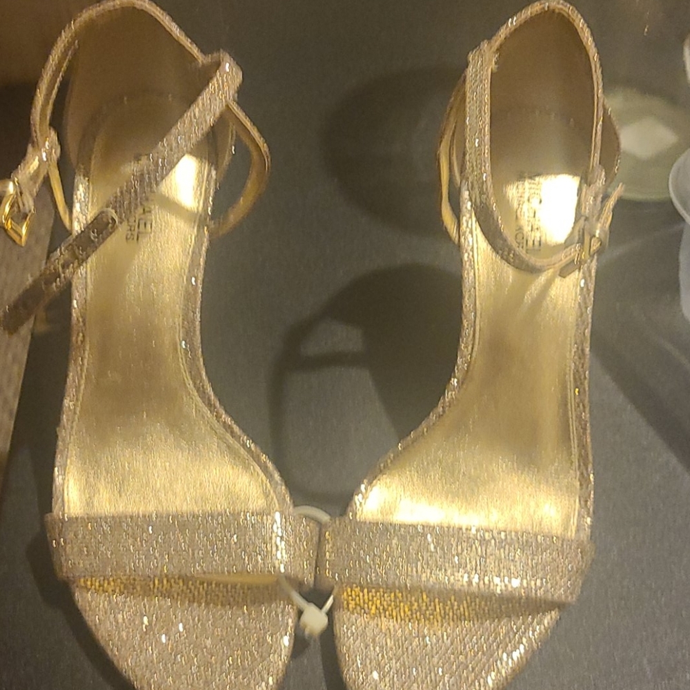 Gold Micheal Kors Heels